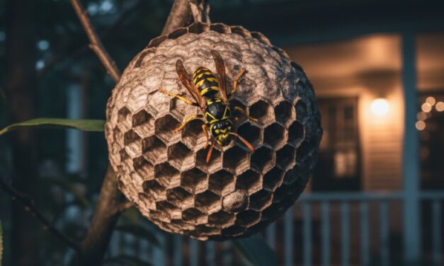 This is why you should NOT remove wasp nest at night
